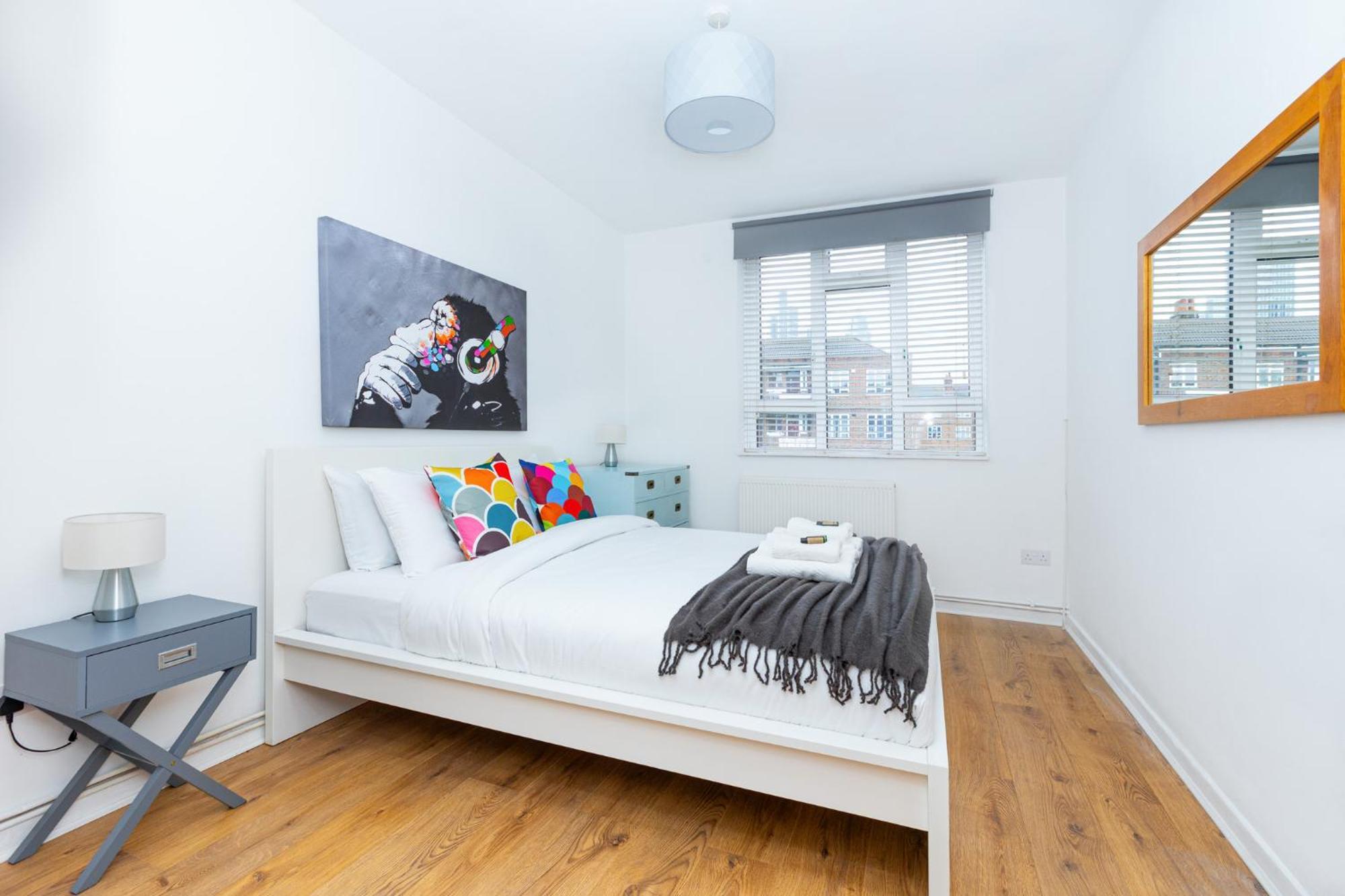 Bright Modern 1 Bedroom Flat, 5 Min To Vauxhall St Londyn Zewnętrze zdjęcie