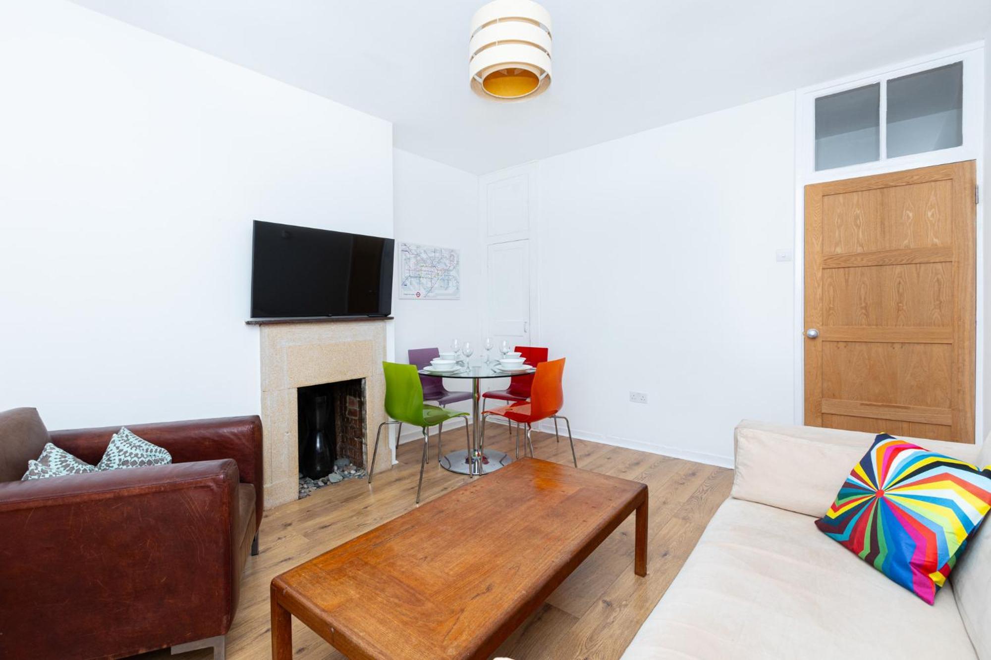 Bright Modern 1 Bedroom Flat, 5 Min To Vauxhall St Londyn Zewnętrze zdjęcie