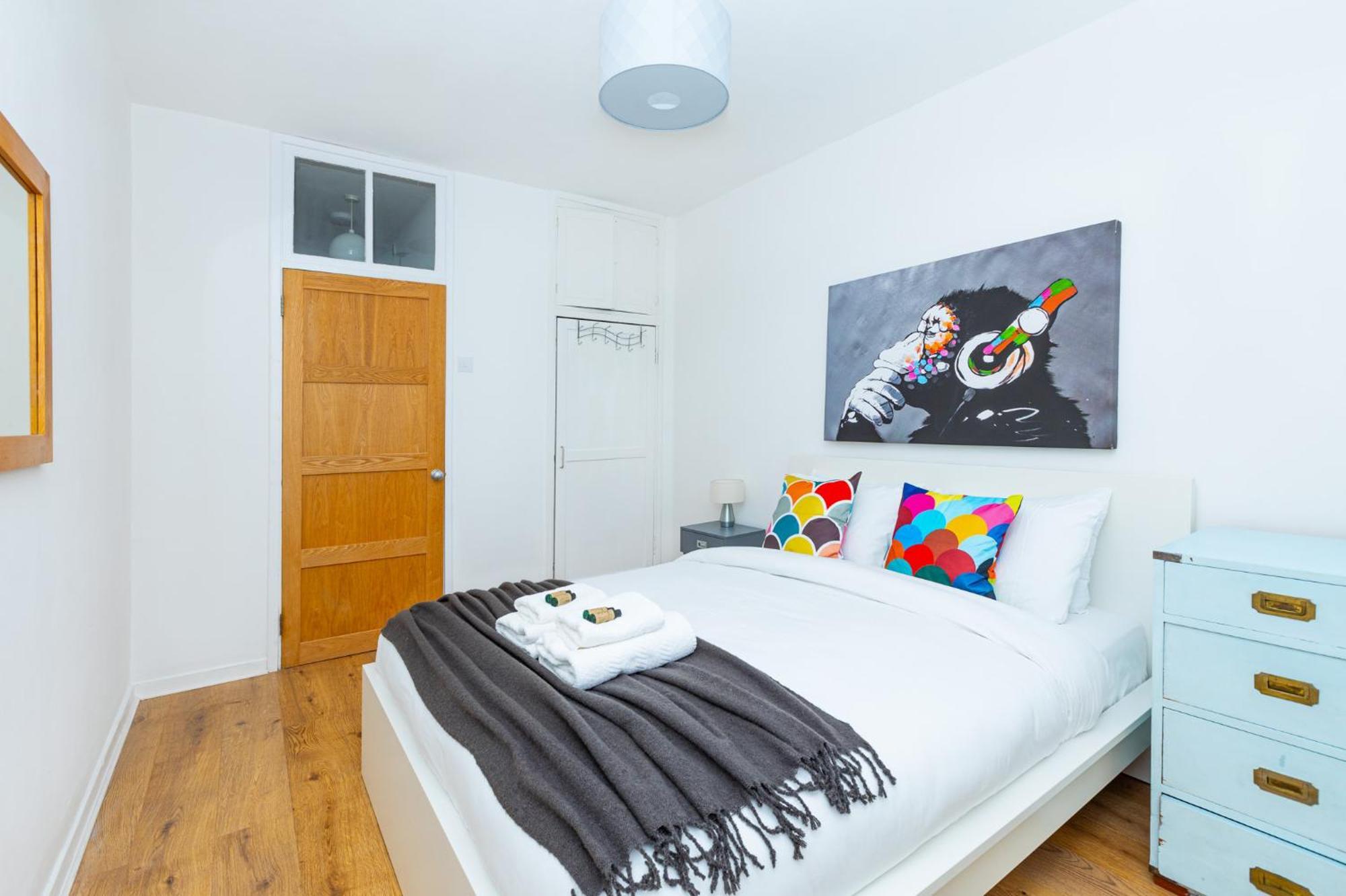 Bright Modern 1 Bedroom Flat, 5 Min To Vauxhall St Londyn Zewnętrze zdjęcie