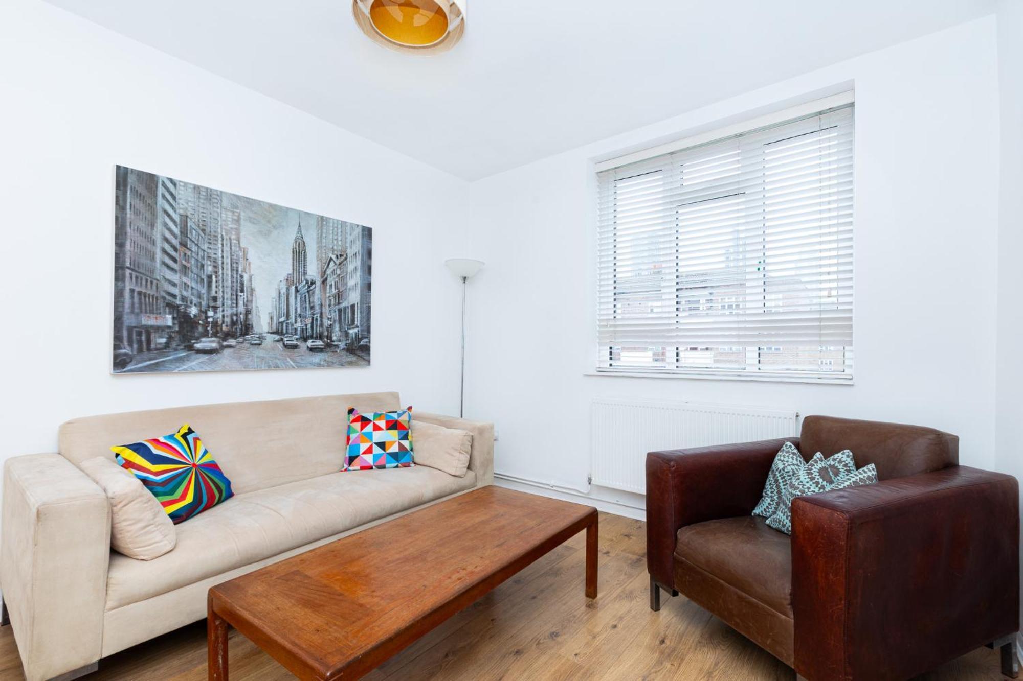 Bright Modern 1 Bedroom Flat, 5 Min To Vauxhall St Londyn Zewnętrze zdjęcie