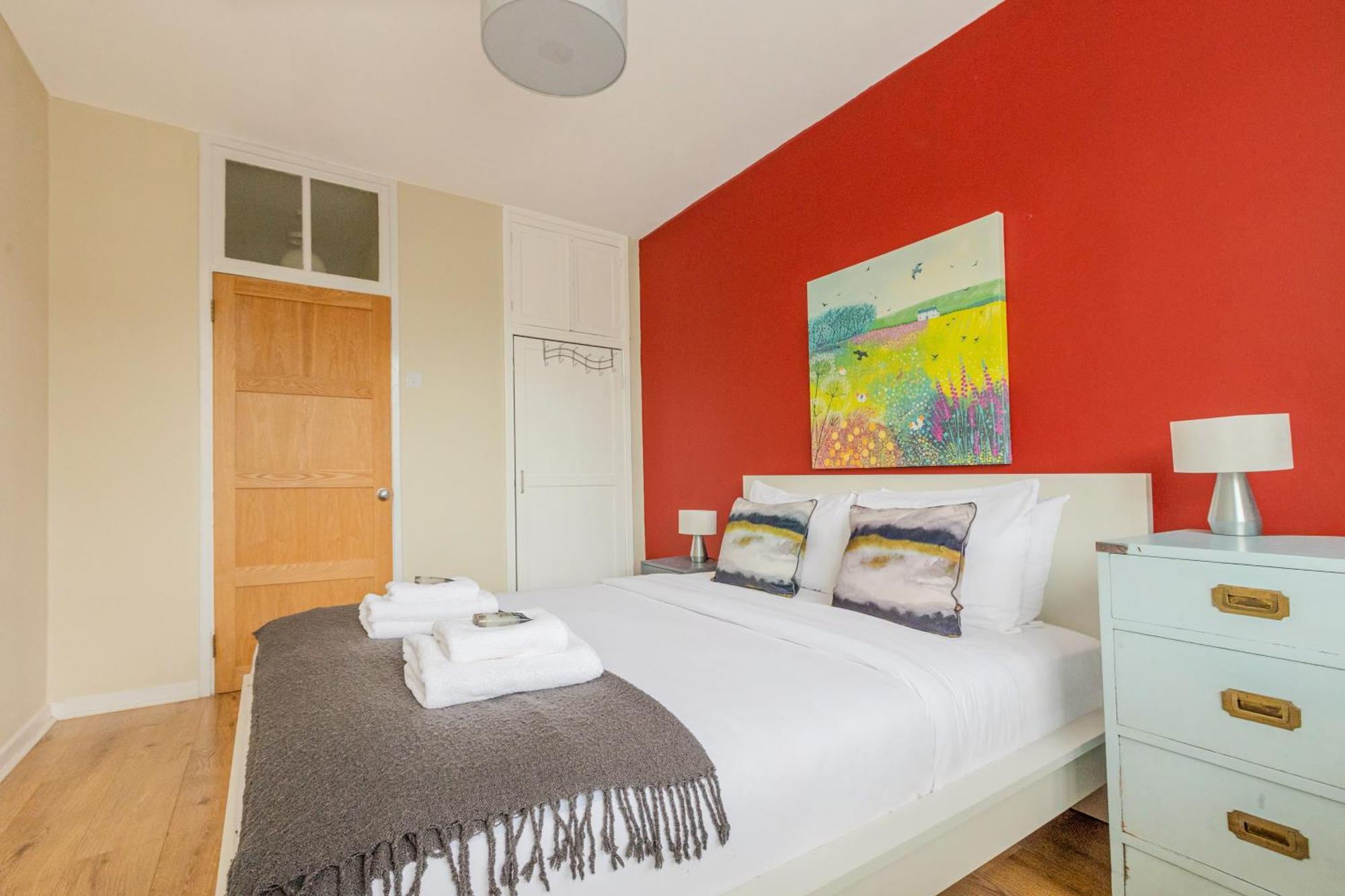 Bright Modern 1 Bedroom Flat, 5 Min To Vauxhall St Londyn Zewnętrze zdjęcie